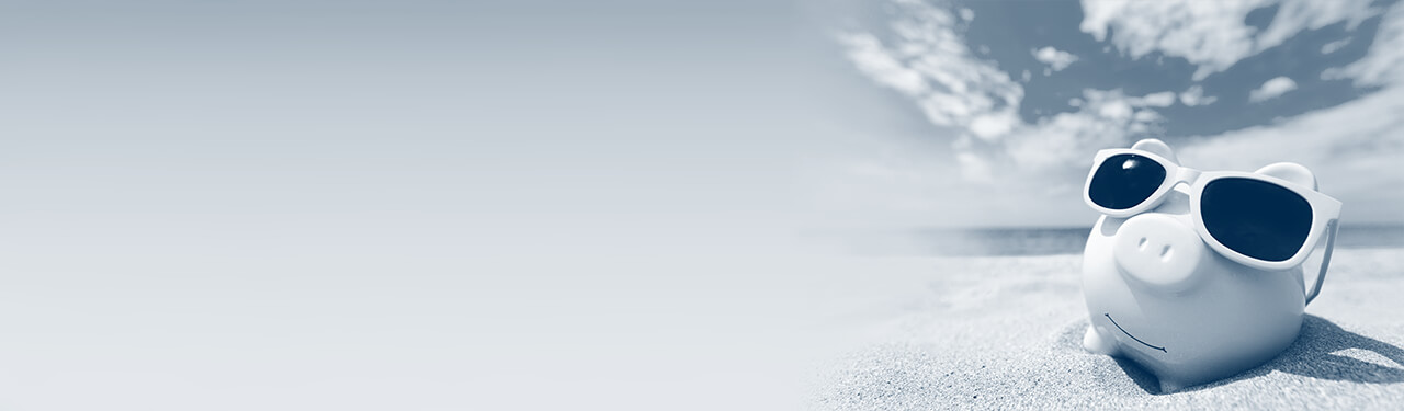 Private Offshore Bank Hintergrund mit finanziellen Motiven